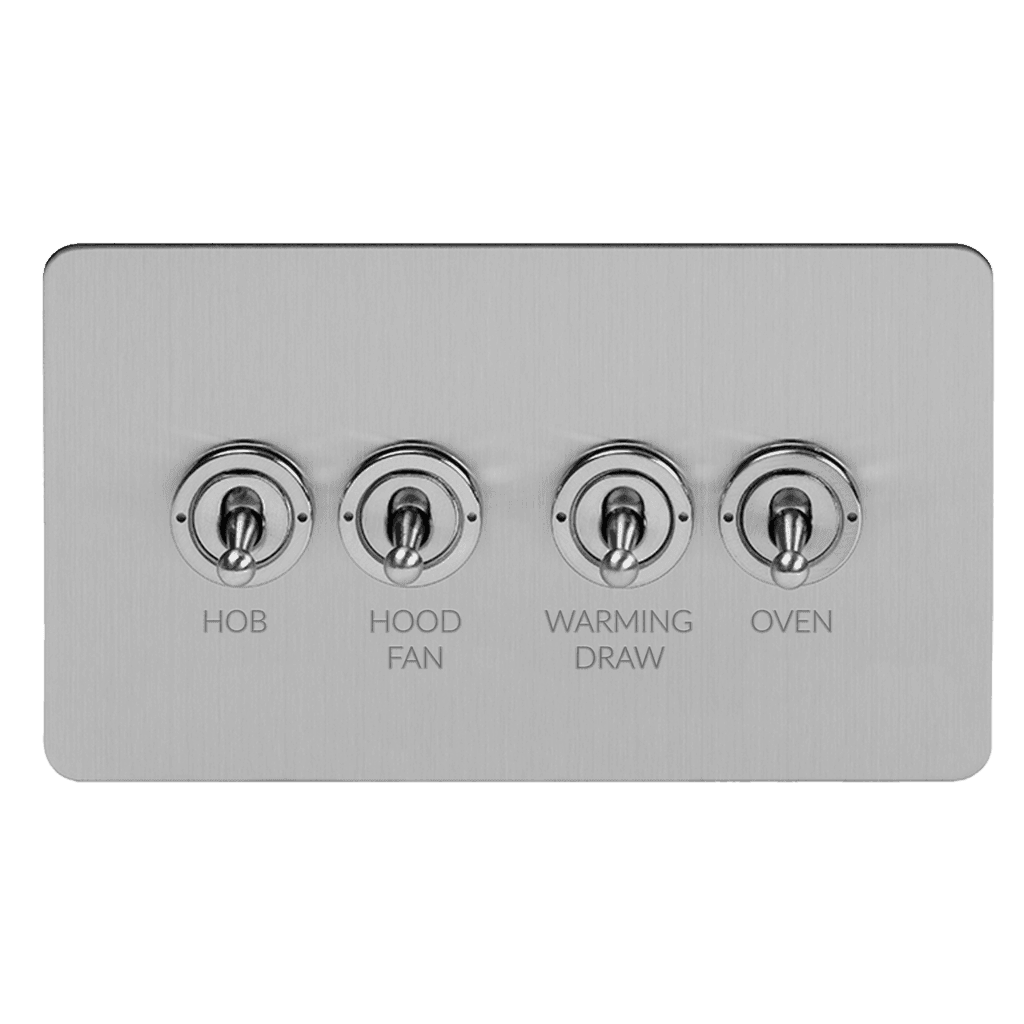 Polished Chrome Toggle Light Switch - Bilden Home & Hardware Market