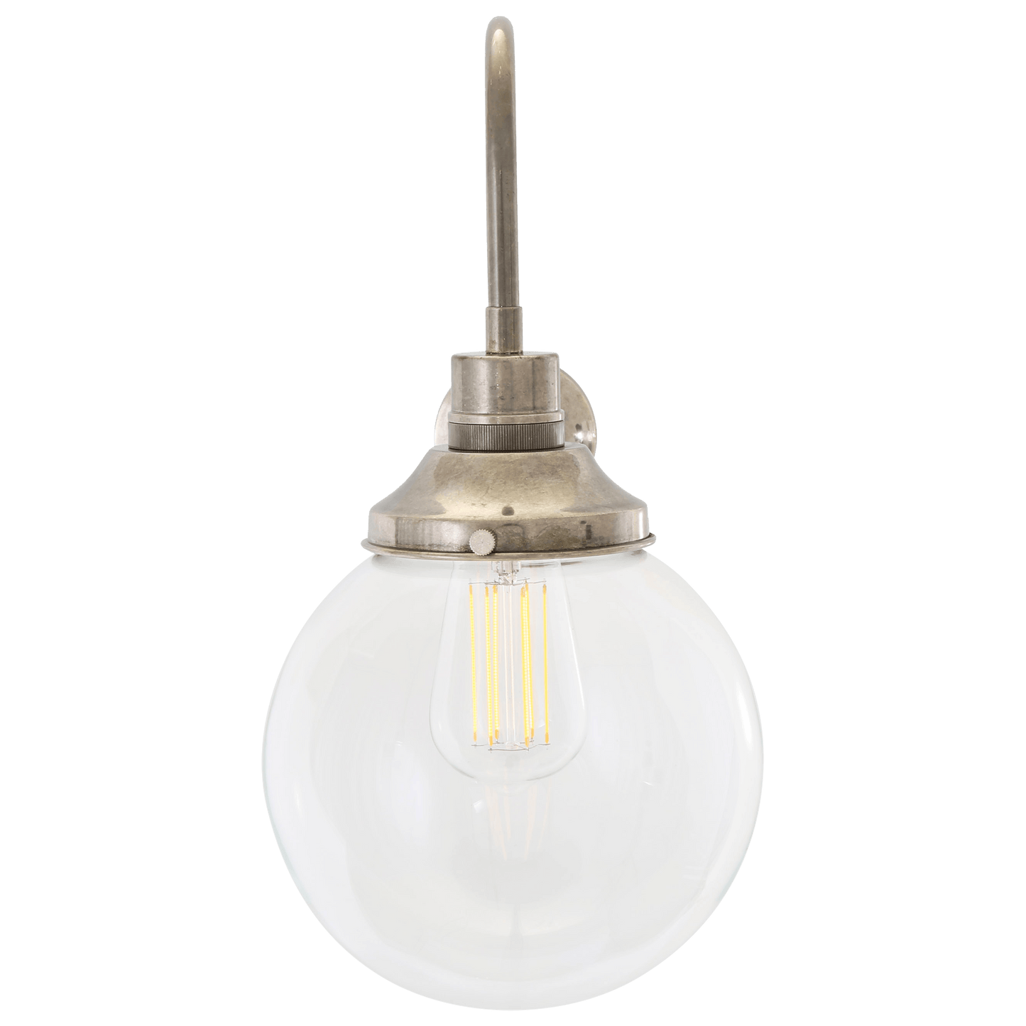 Riad Globe Swan Neck Wall Light - Bilden Home & Hardware Market