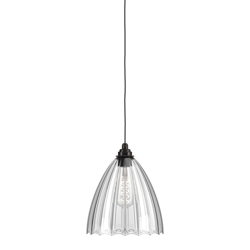 Ribbed Glass Pendant Light Ledbury - Bilden Home & Hardware Market