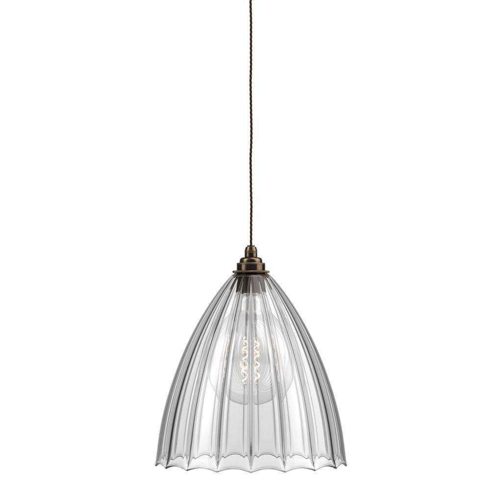 Ribbed Glass Pendant Light Ledbury - Bilden Home & Hardware Market