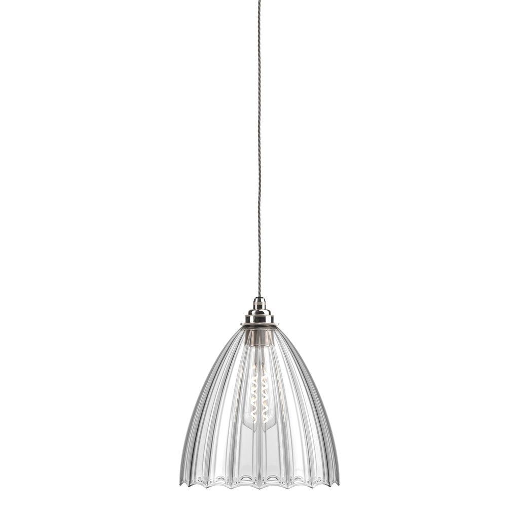 Ribbed Glass Pendant Light Ledbury - Bilden Home & Hardware Market