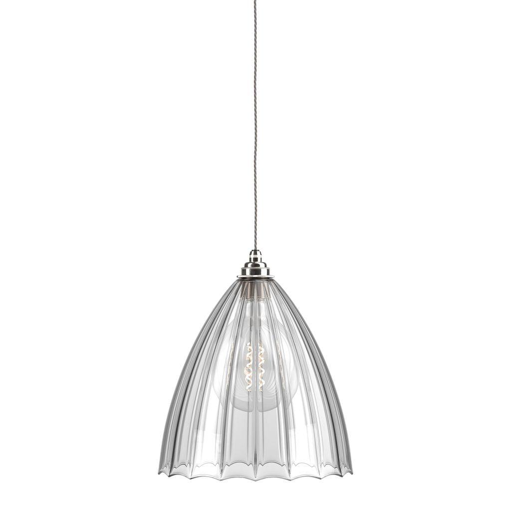 Ribbed Glass Pendant Light Ledbury - Bilden Home & Hardware Market