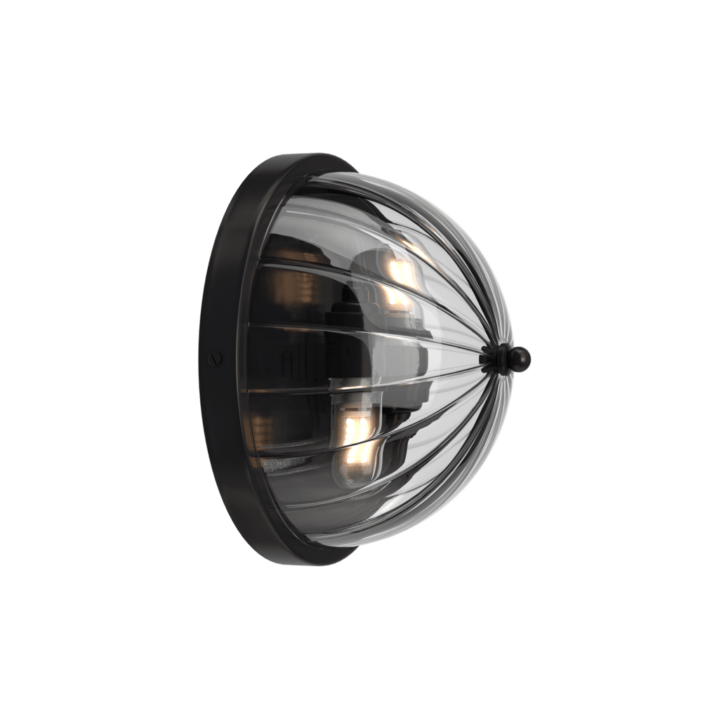 Ribbed Glass Wall Light Grafton - Bilden Home & Hardware Market