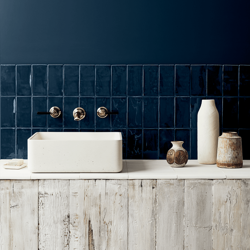 Royal Navy Glazed Rectangular Tiles - Bilden Home & Hardware Market