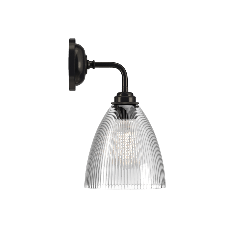 Skinny Ribbed Glass Wall Light Ledbury - Bilden Home & Hardware Market