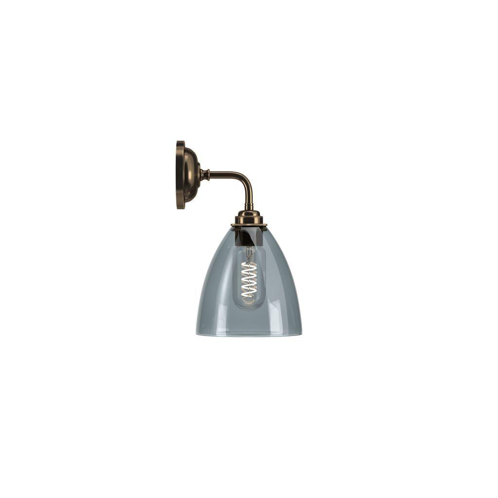 Smoked Glass Contemporary Wall Light Ledbury - Bilden Home & Hardware Market