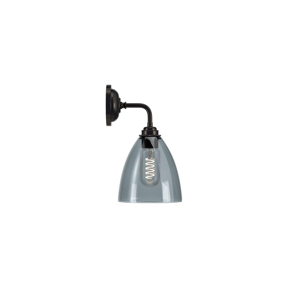 Smoked Glass Contemporary Wall Light Ledbury - Bilden Home & Hardware Market