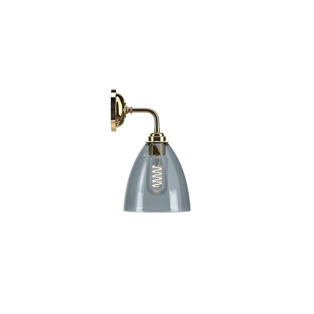 Smoked Glass Contemporary Wall Light Ledbury - Bilden Home & Hardware Market