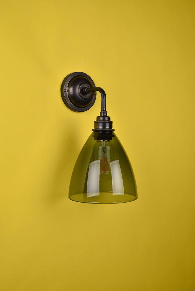 Smoked Glass Contemporary Wall Light Ledbury - Bilden Home & Hardware Market