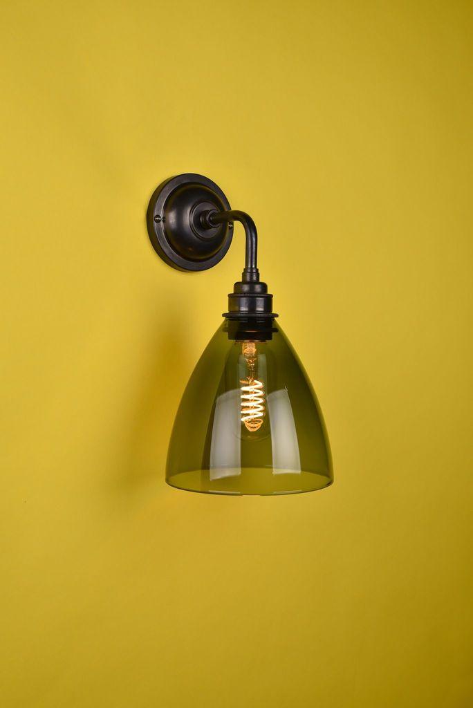 Smoked Glass Contemporary Wall Light Ledbury - Bilden Home & Hardware Market