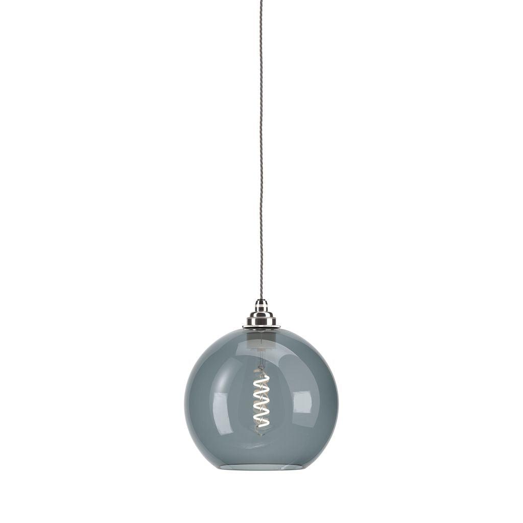 Smoked Glass Globe Pendant Light Hereford - Bilden Home & Hardware Market