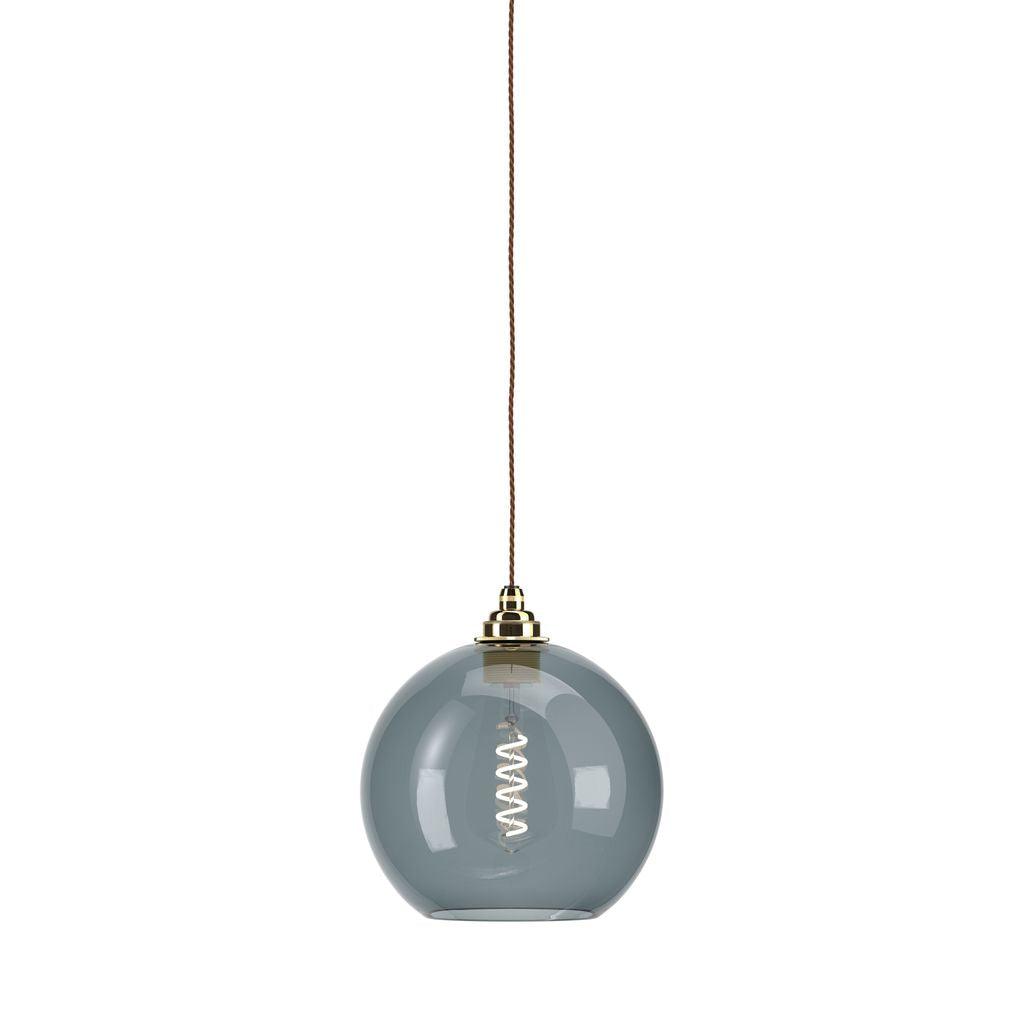 Smoked Glass Globe Pendant Light Hereford - Bilden Home & Hardware Market