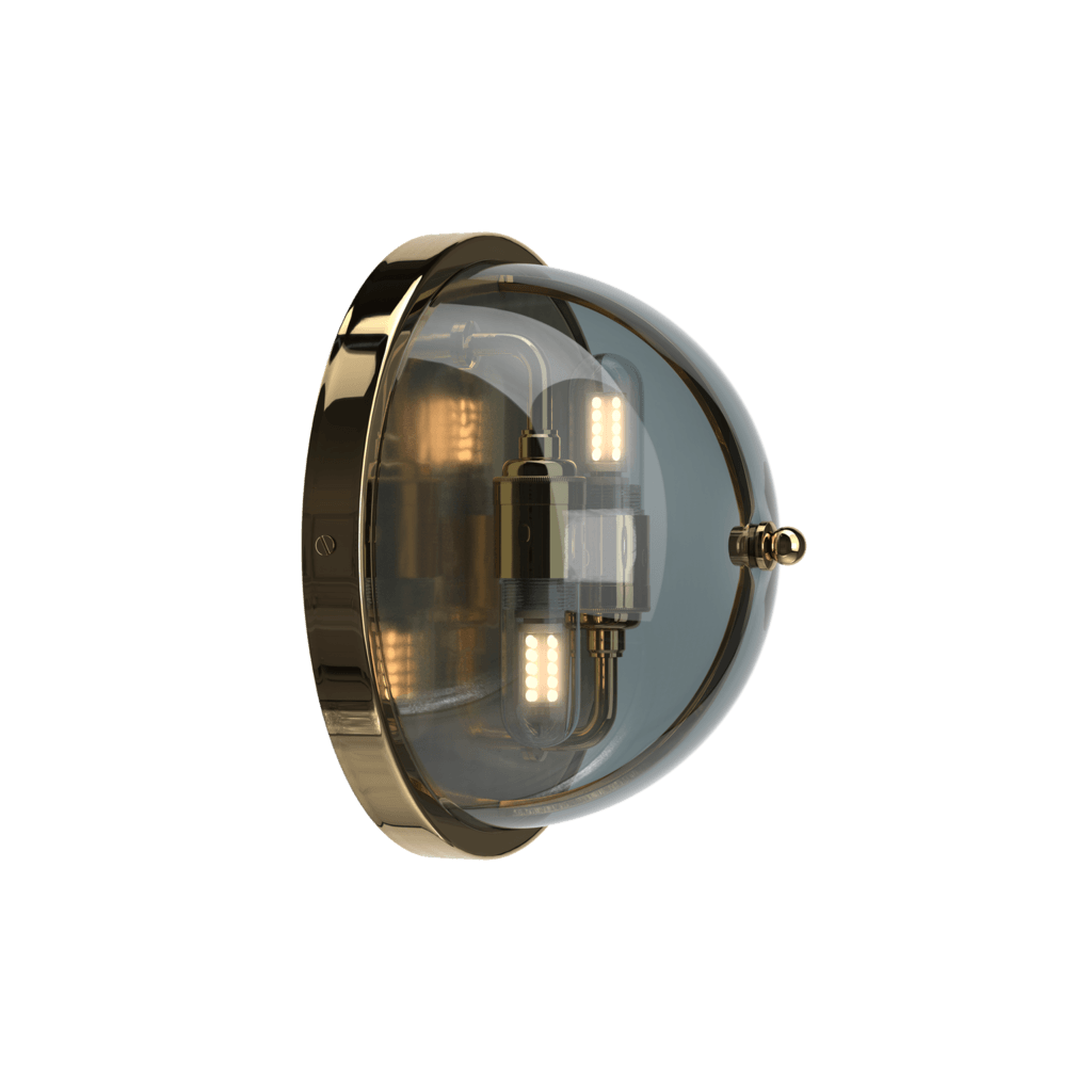 Smoked Glass Wall Light Grafton - Bilden Home & Hardware Market