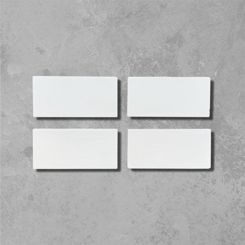 Soft White Glazed Rectangular Tiles - Bilden Home & Hardware Market