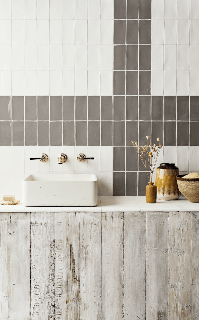 Soft White Glazed Rectangular Tiles - Bilden Home & Hardware Market