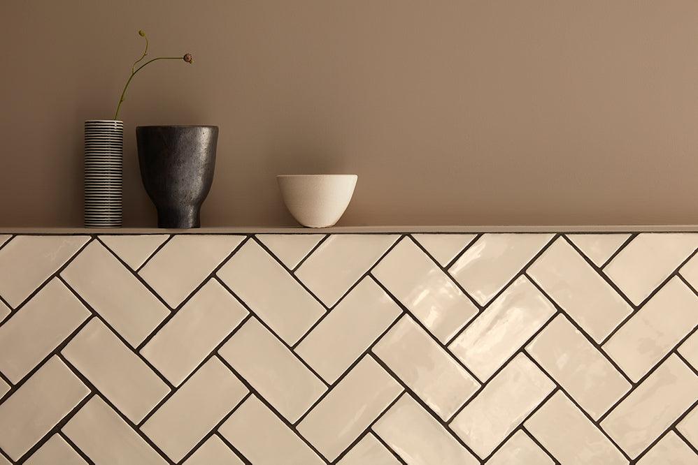 Soft White Glazed Rectangular Tiles - Bilden Home & Hardware Market