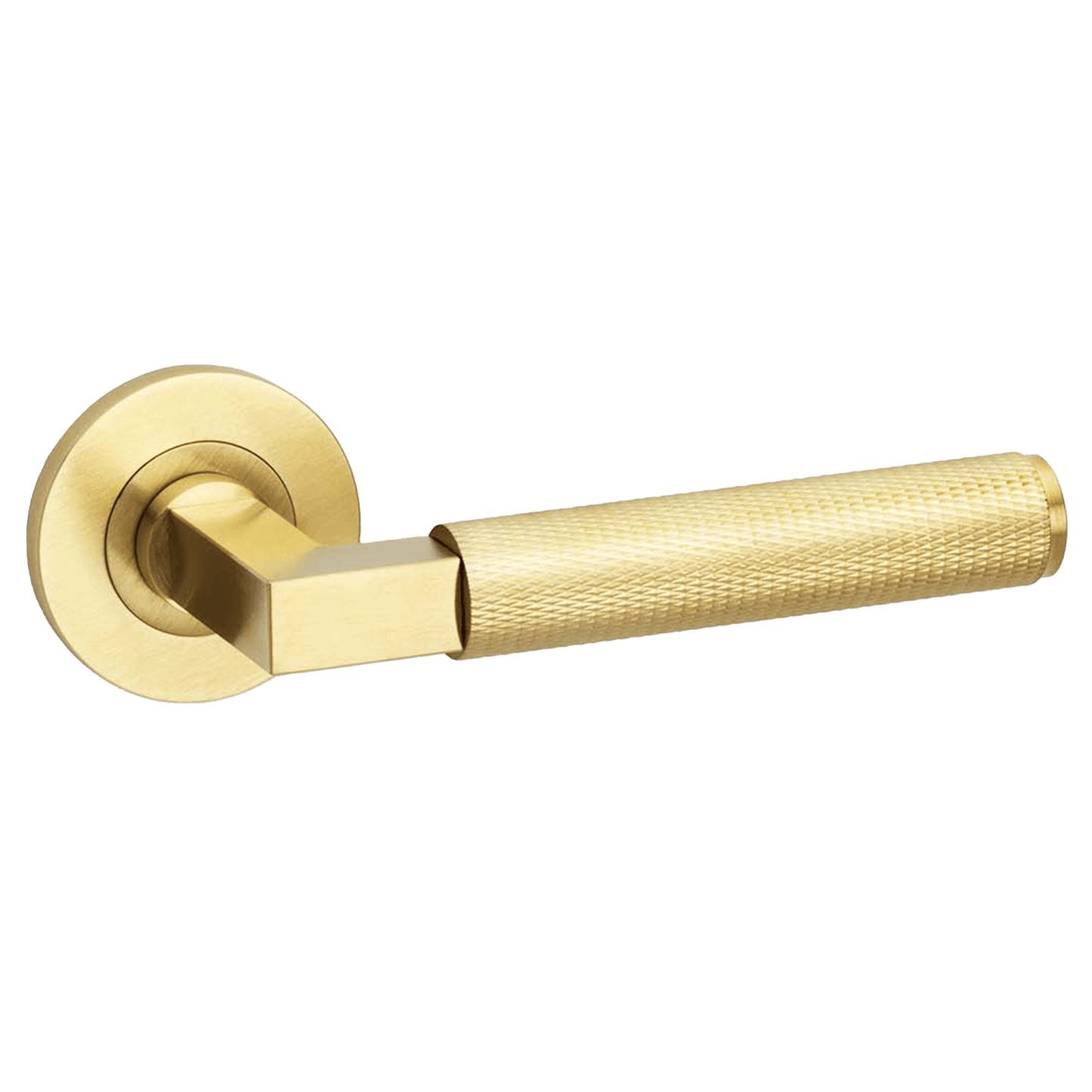 Solid Brass Knurled Door Handle - Bilden Home & Hardware Market