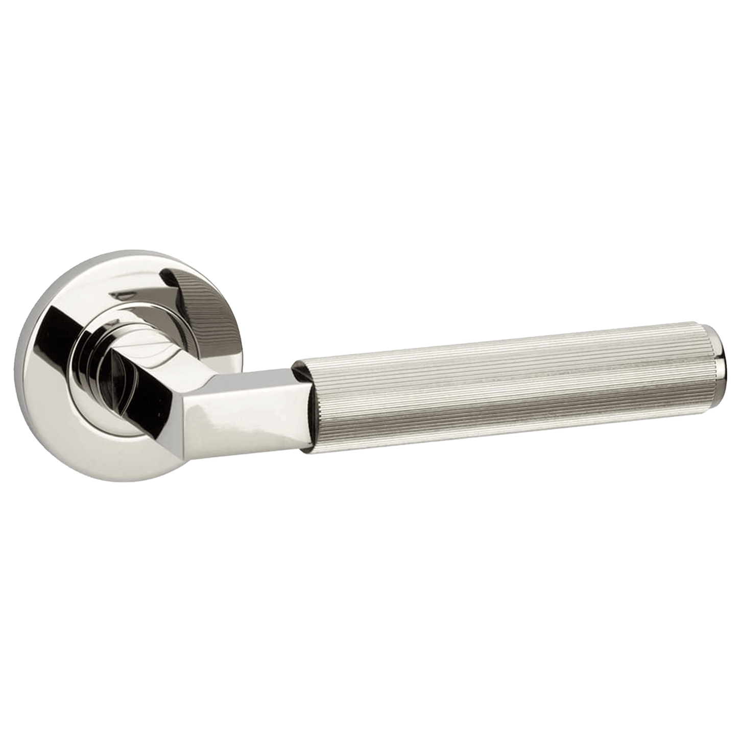 Solid Brass Reeded Door Handle - Bilden Home & Hardware Market