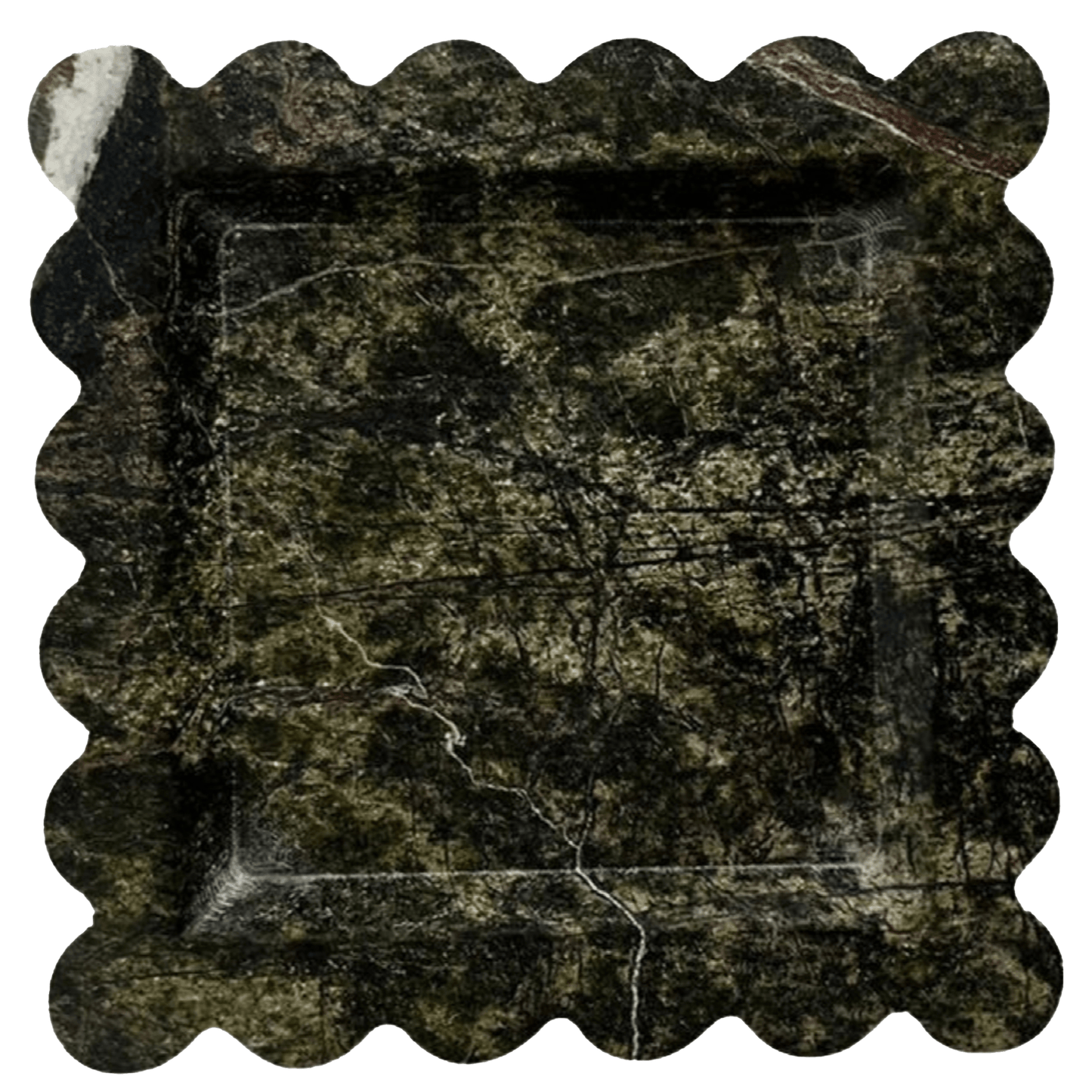 Square Scallop Marble Tray - Bilden Home & Hardware Market