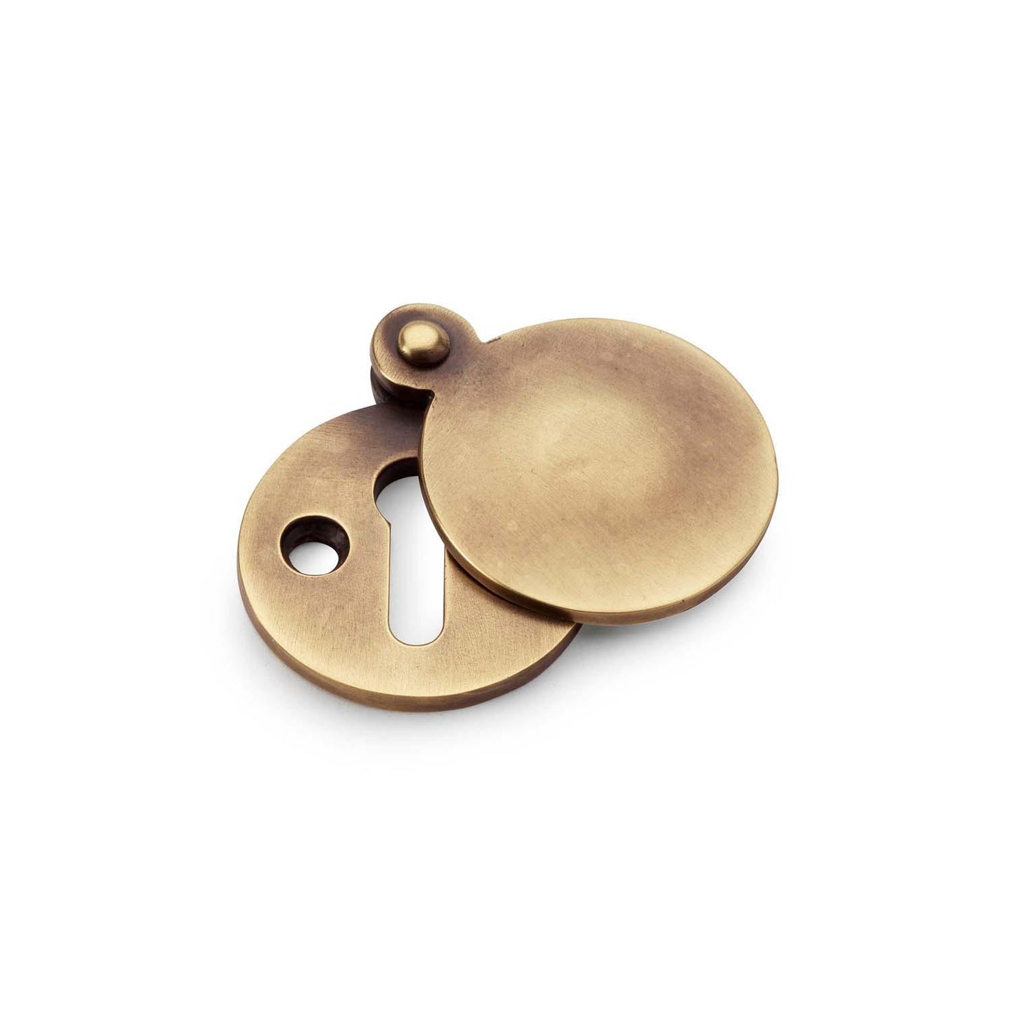 Standard Profile Round Keyhole Escutcheon with Cover - Bilden Home & Hardware Market
