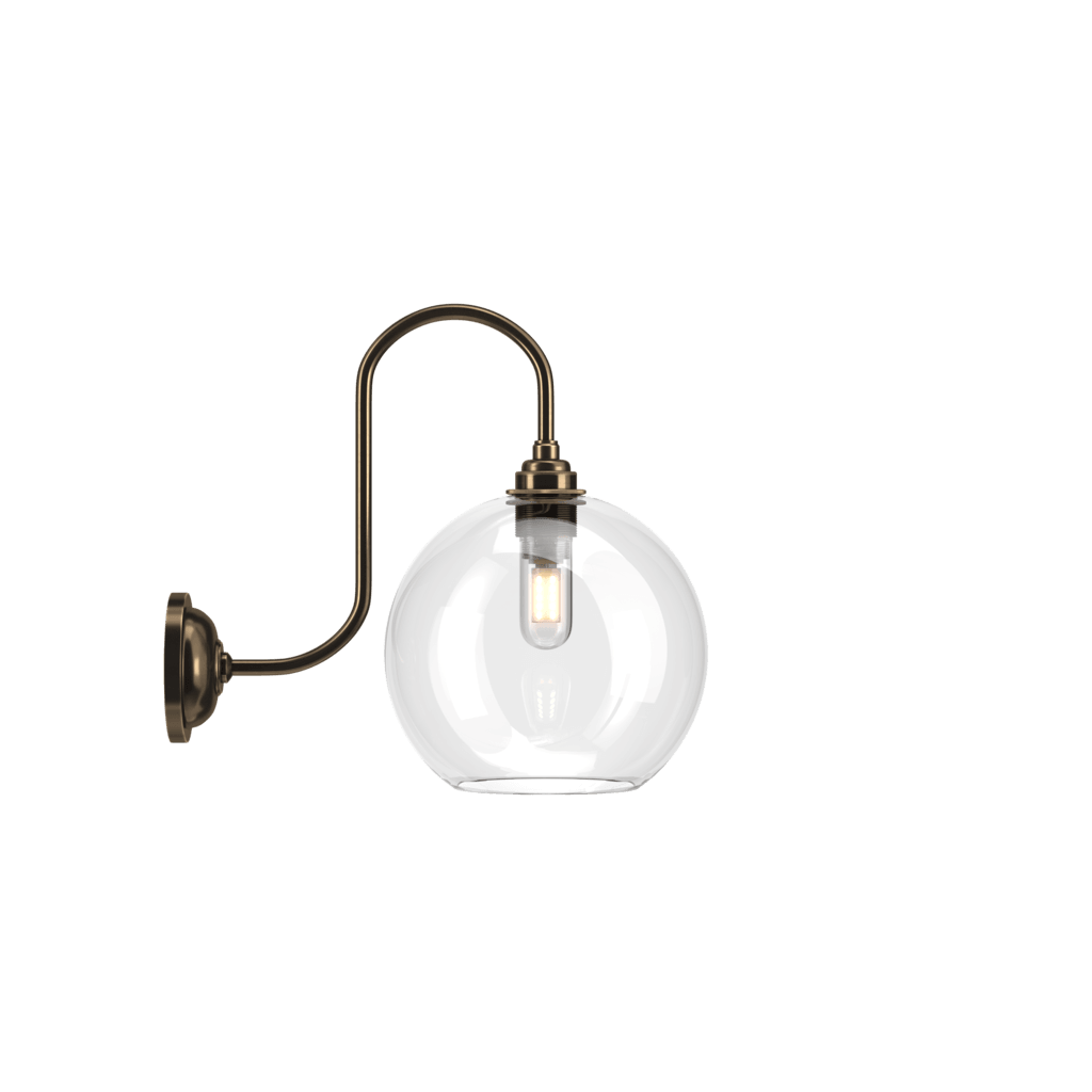 Swan Neck Globe Wall Light Hereford - Bilden Home & Hardware Market