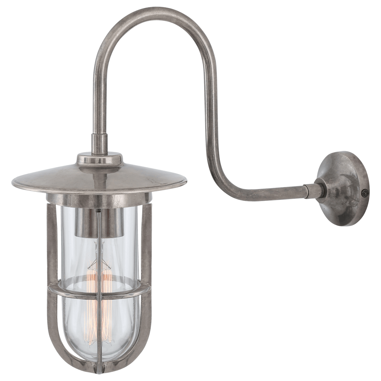 Swan Neck Well Glass Wall Light - Bilden Home & Hardware Market