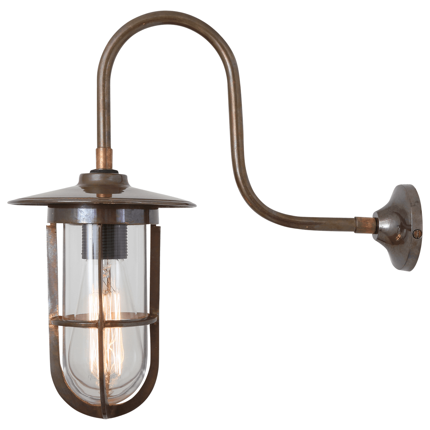 Swan Neck Well Glass Wall Light - Bilden Home & Hardware Market