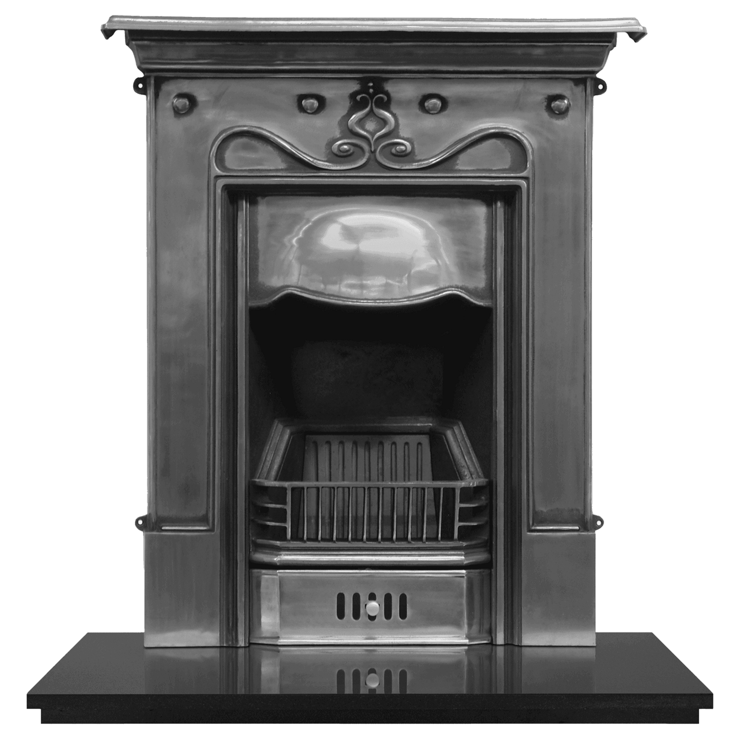 Tulip Art Nouveau Cast Iron Fireplace - Bilden Home & Hardware Market