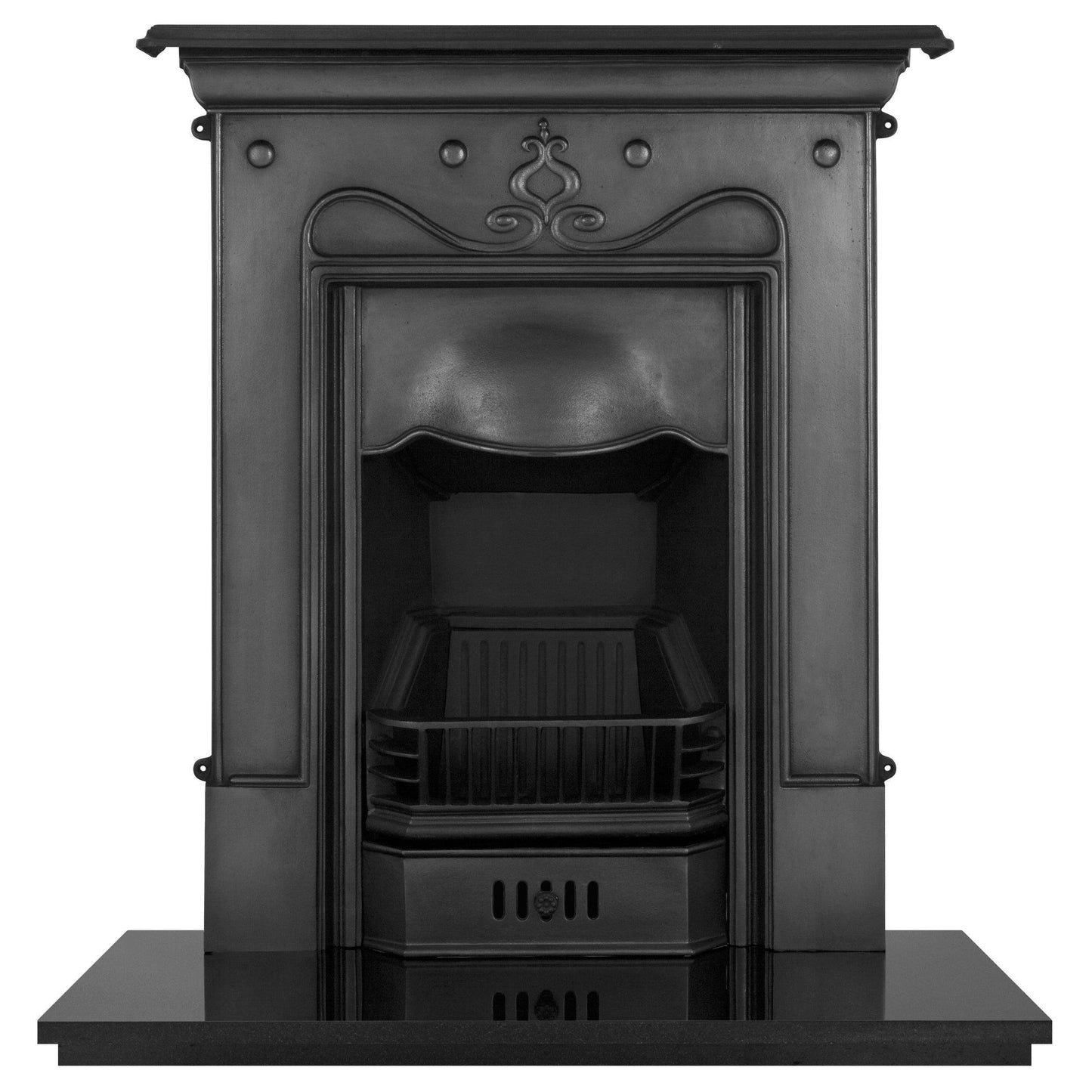 Tulip Art Nouveau Cast Iron Fireplace - Bilden Home & Hardware Market