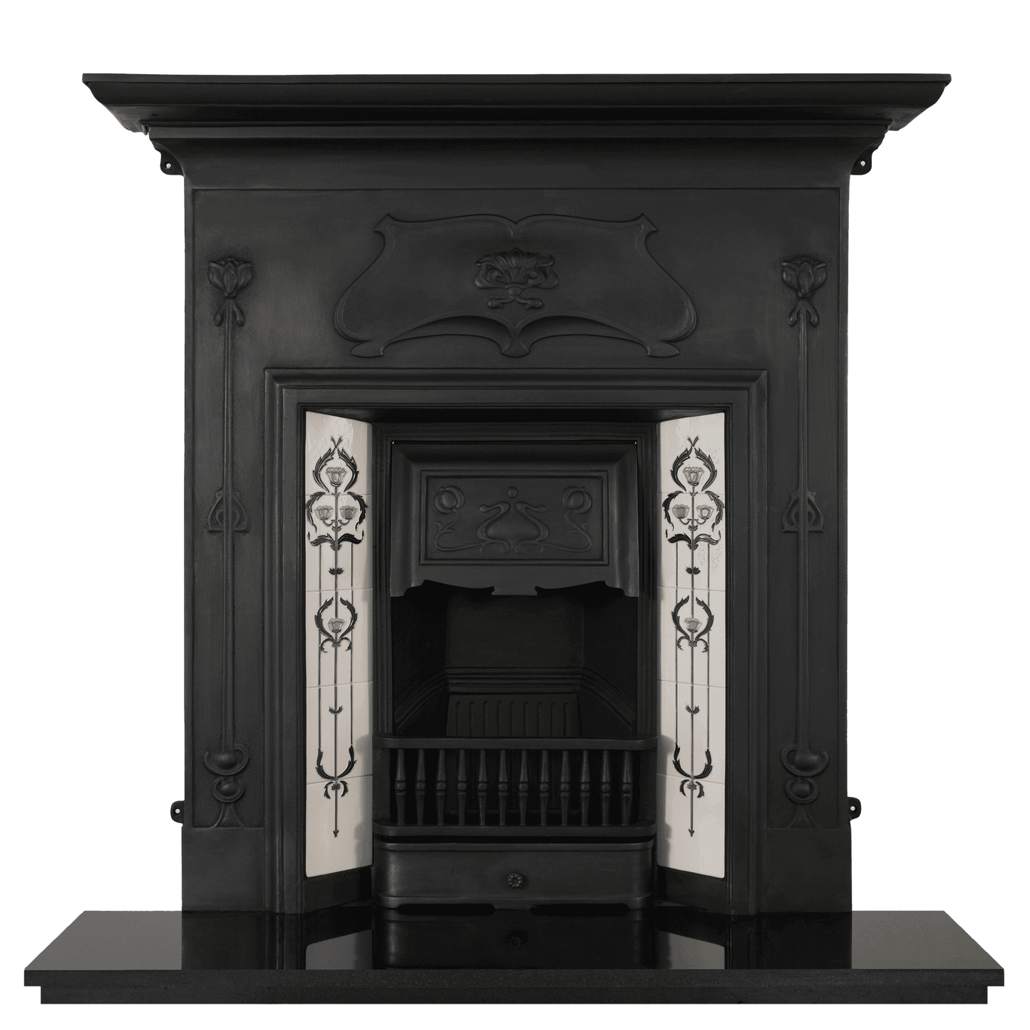 Verona Art Nouveau Cast Iron Fireplace - Bilden Home & Hardware Market
