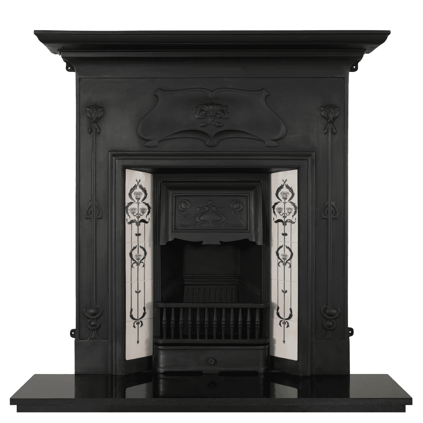 Verona Art Nouveau Cast Iron Fireplace - Bilden Home & Hardware Market