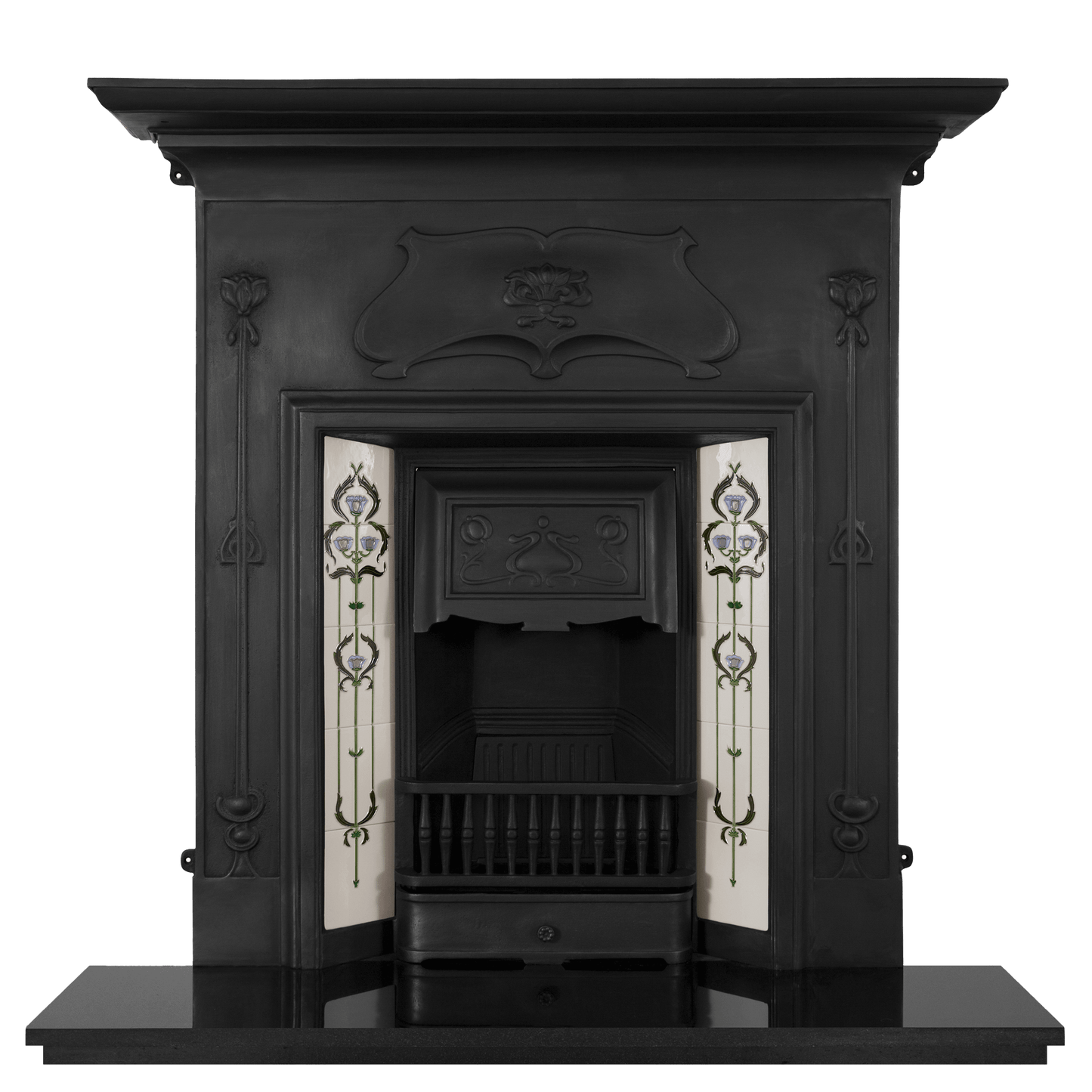 Verona Art Nouveau Cast Iron Fireplace - Bilden Home & Hardware Market