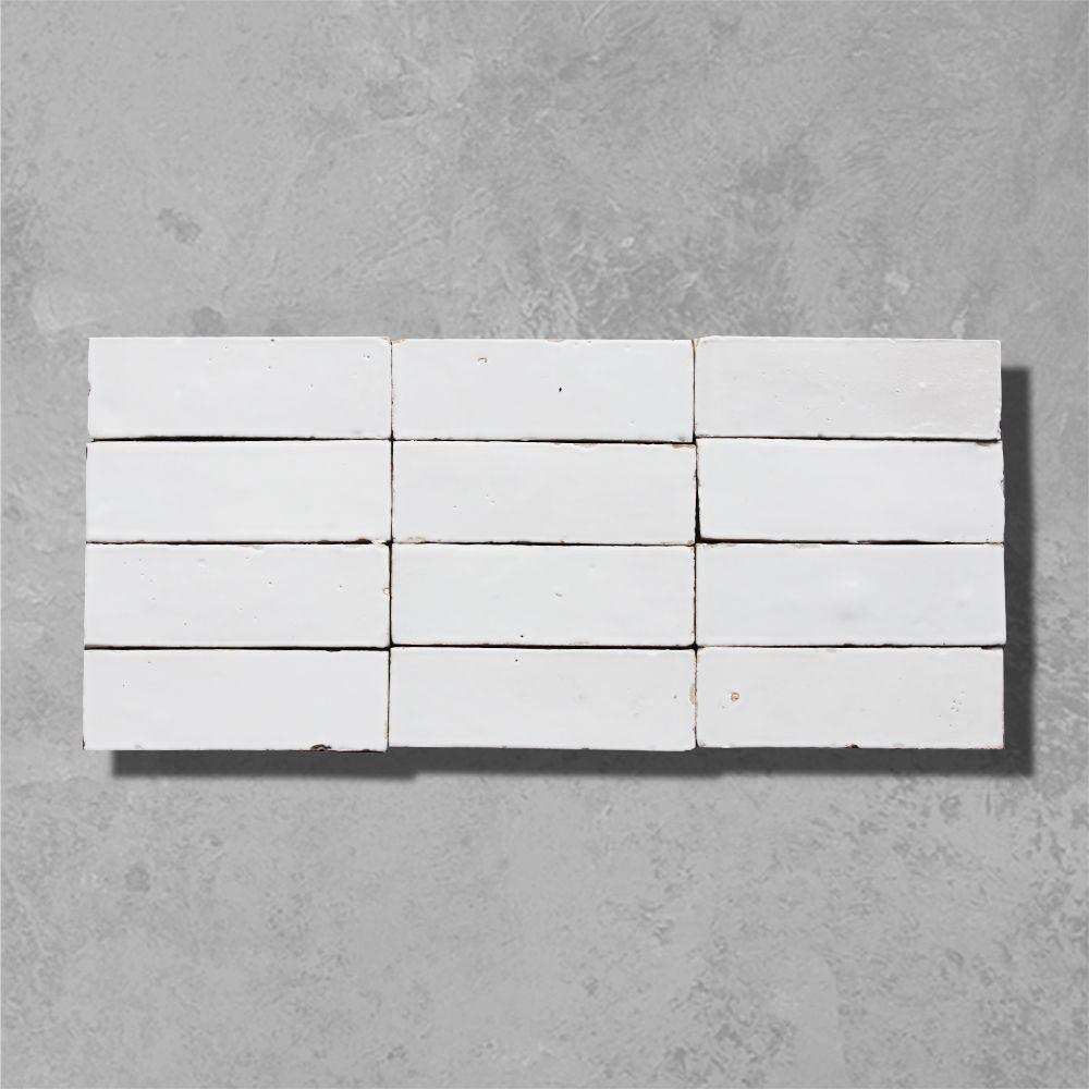 White Rectangular Bejmat Tile - Bilden Home & Hardware Market