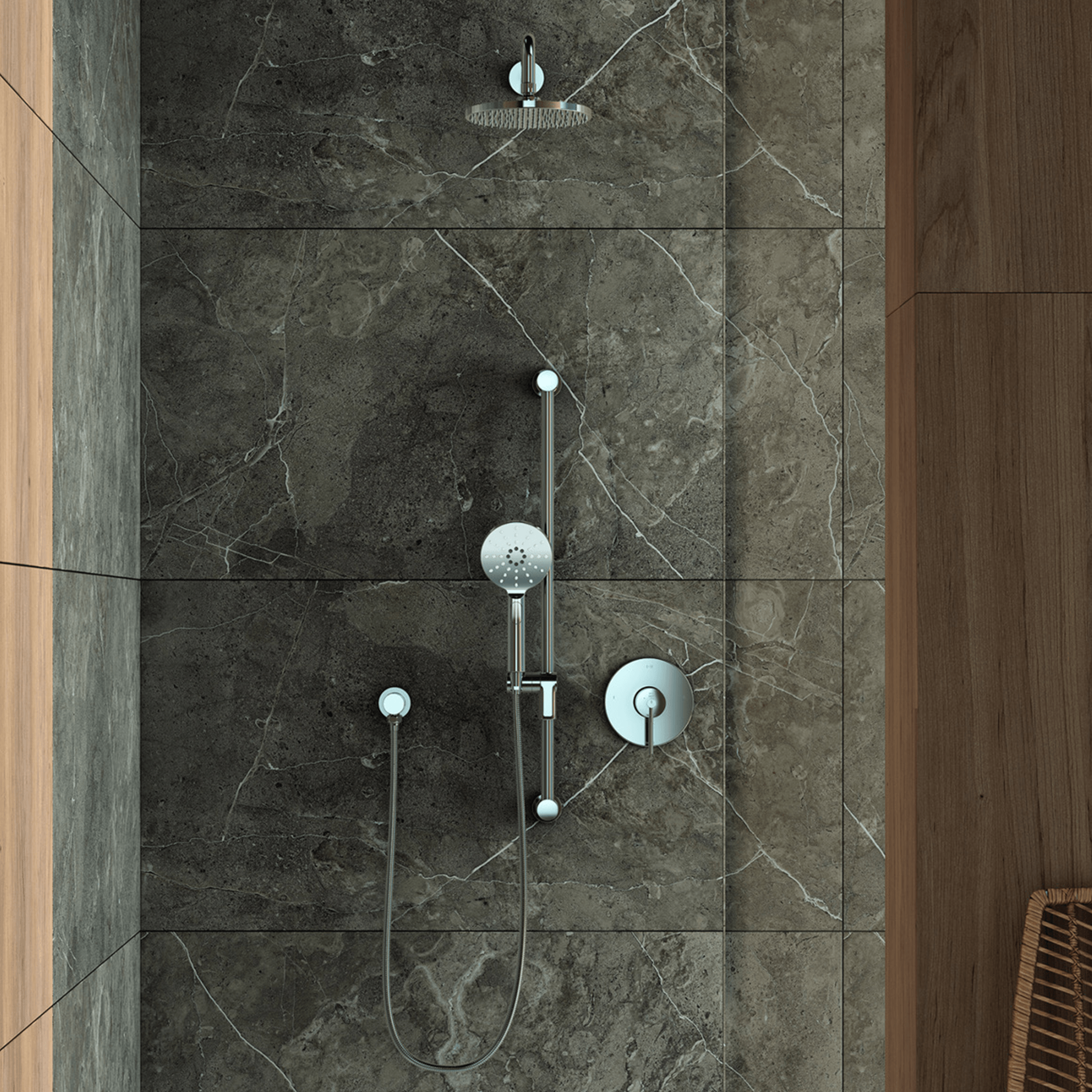 GS Shower Kit with Overhead Shower - Bilden Home & Hardware Market