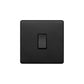 1 Gang Rocker Light Switch Matt Black - Bilden Home & Hardware Market