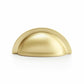 Brass Cup Pull Handle Satin brass