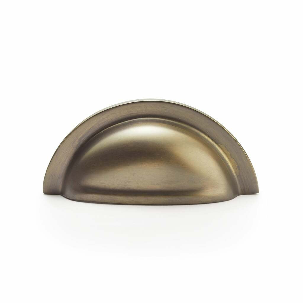 Brass Cup Pull Handle, Solid Brass Kitchen Cup Handle