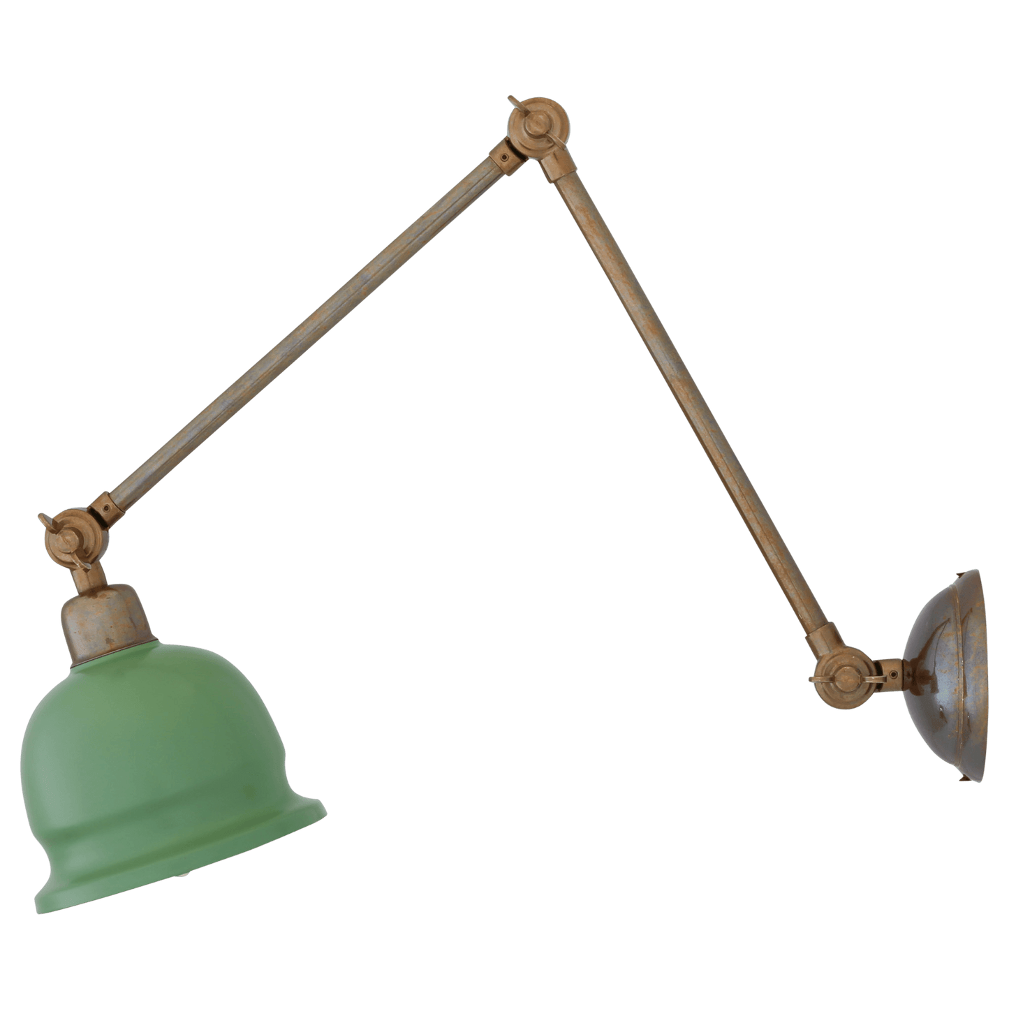 Adjustable Arm Picture Light With Brass Shade - Bilden Home & Hardware Market