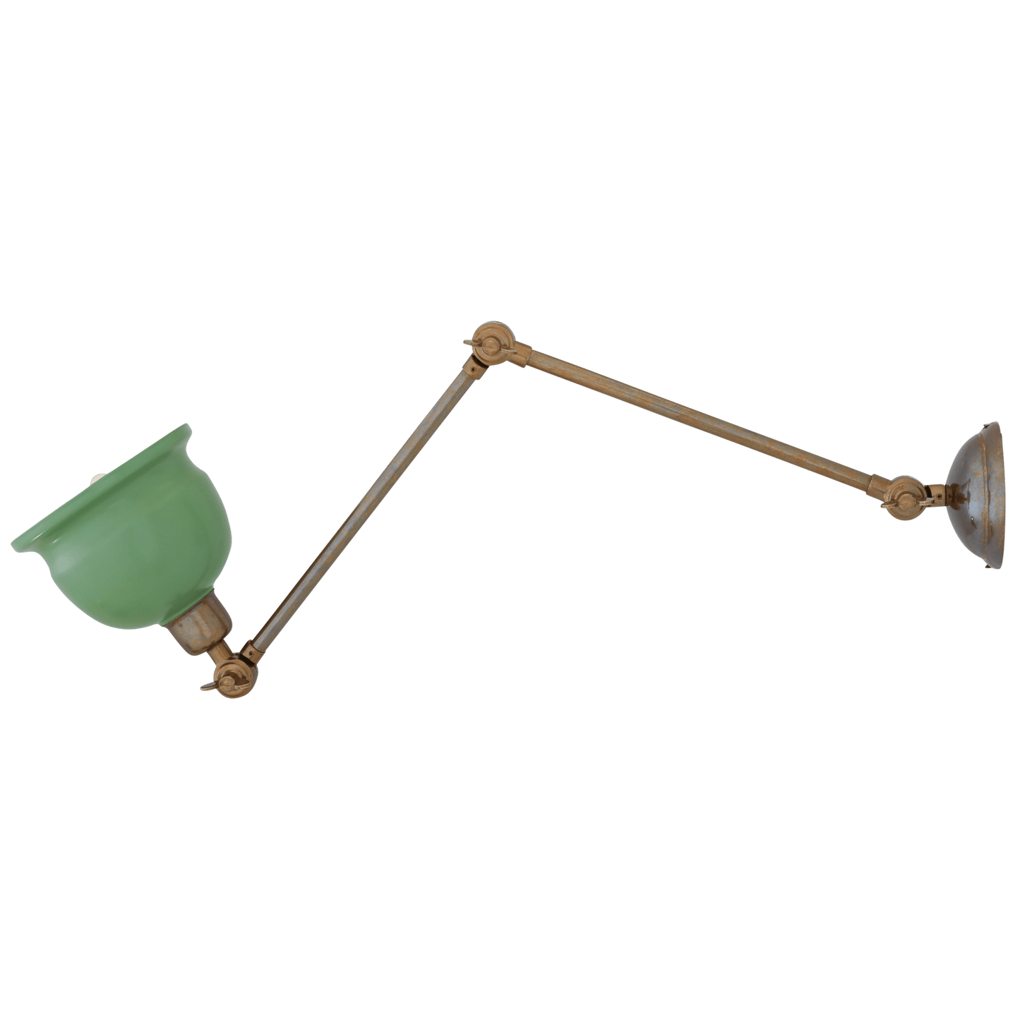 Adjustable Arm Picture Light With Brass Shade - Bilden Home & Hardware Market