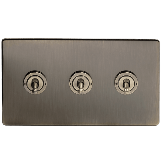 Antique Brass Toggle Light Switch - Bilden Home & Hardware Market