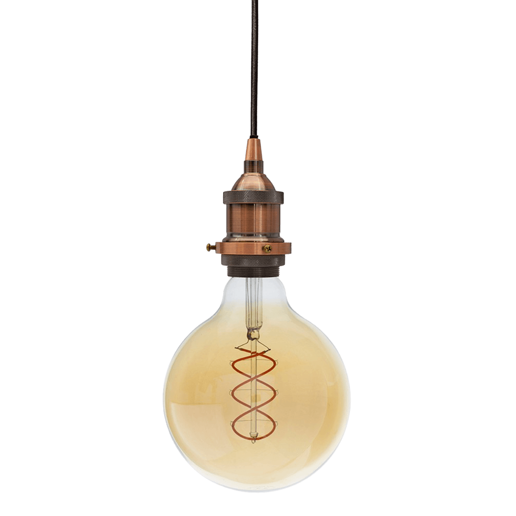 Antique Copper Pendant Bulb Holder - Bilden Home & Hardware Market