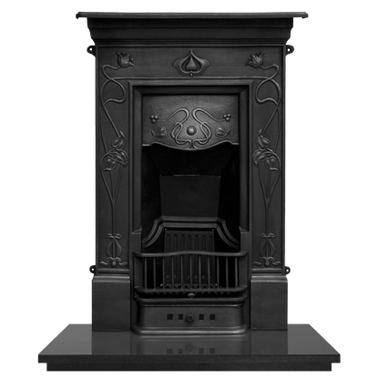 Art Nouveau Cast Iron Combination Fireplace - Bilden Home & Hardware Market