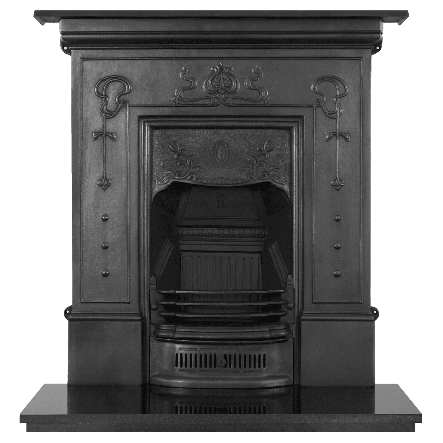 Bella Art Nouveau Cast Iron Fireplace - Bilden Home & Hardware Market