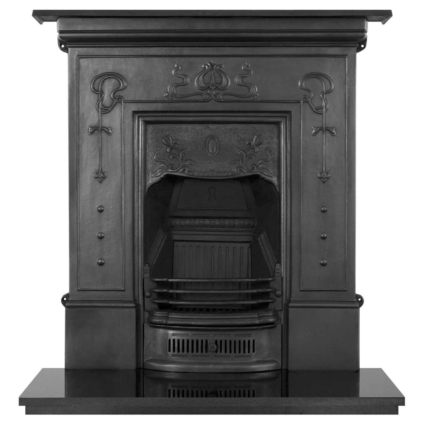 Bella Art Nouveau Cast Iron Fireplace - Bilden Home & Hardware Market