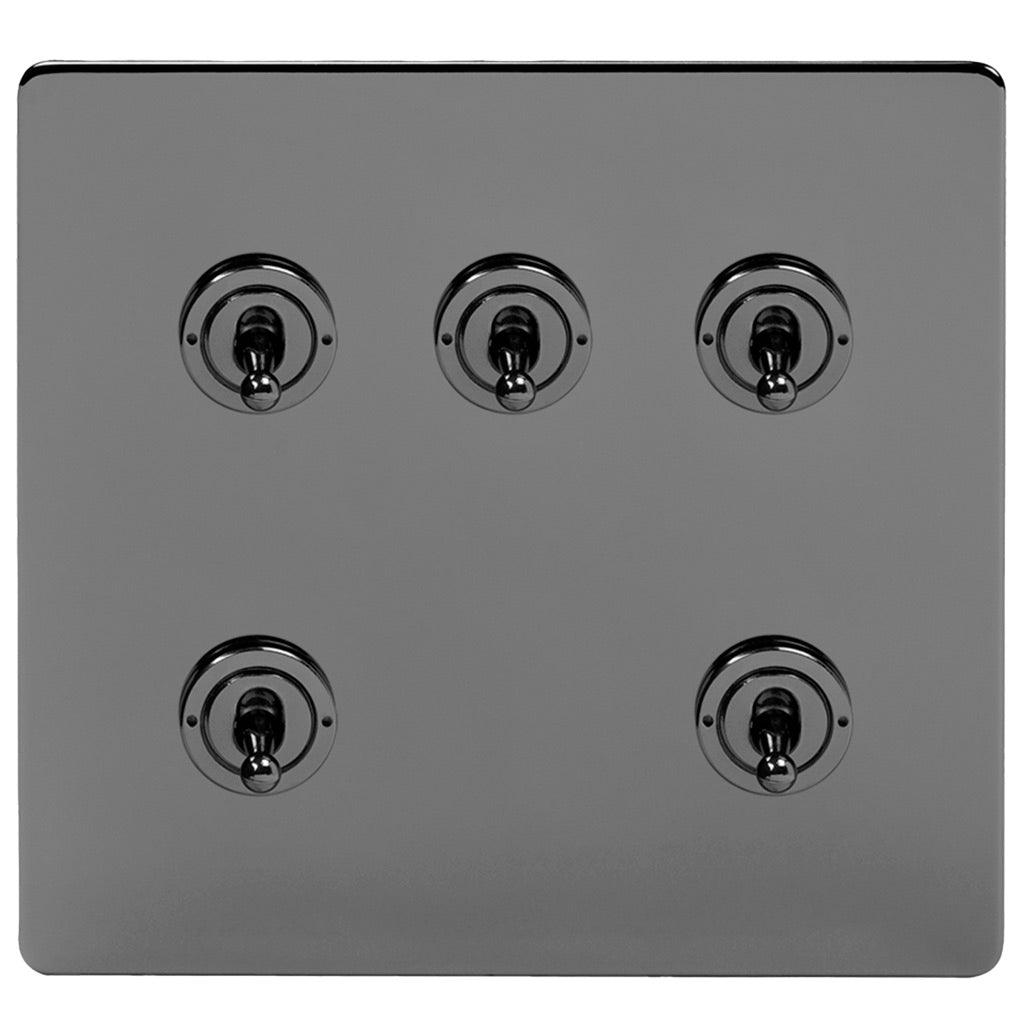 Black Nickel Dimming Toggle Light Switch - Bilden Home & Hardware Market