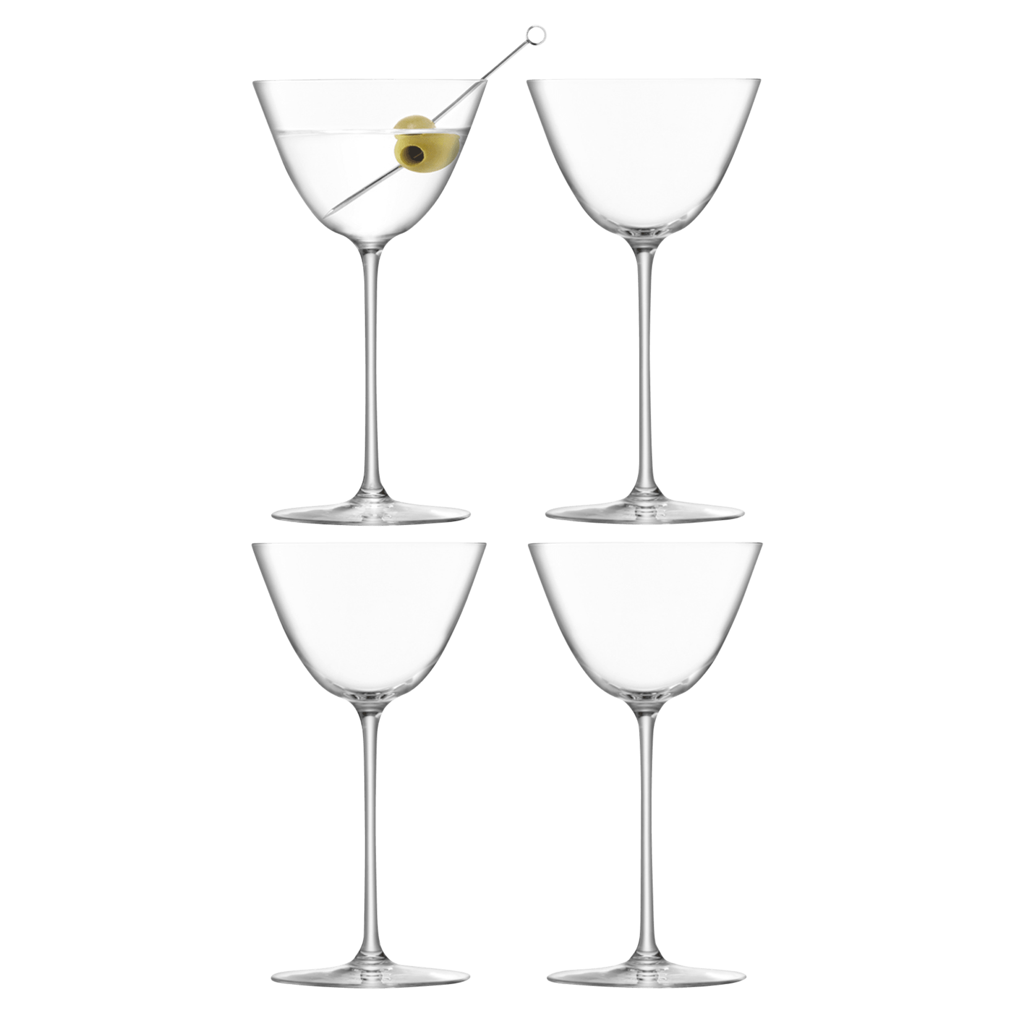 Borough Martini Glasses - Set of 4 – MoMA Design Store