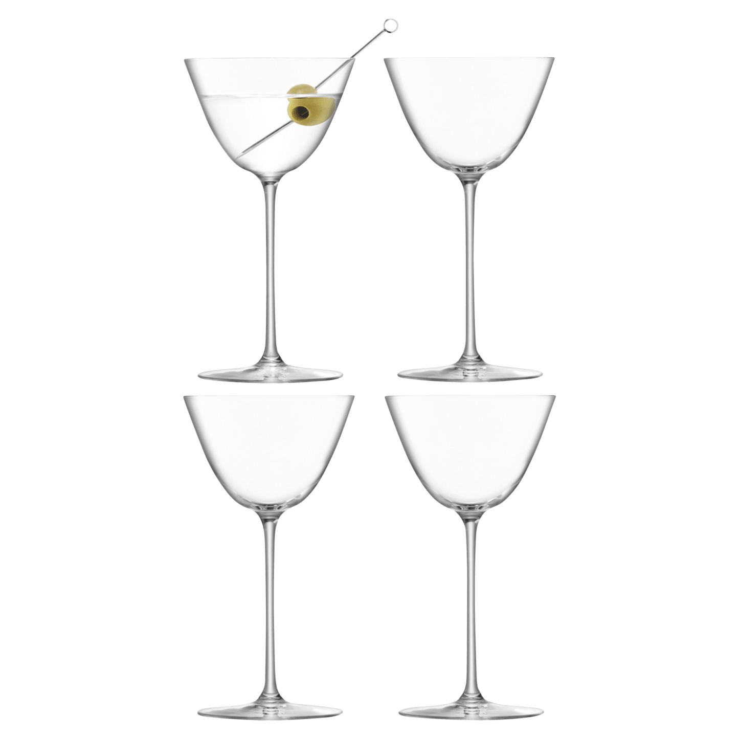 Borough Martini Glass Set of Four - Bilden Home & Hardware Market