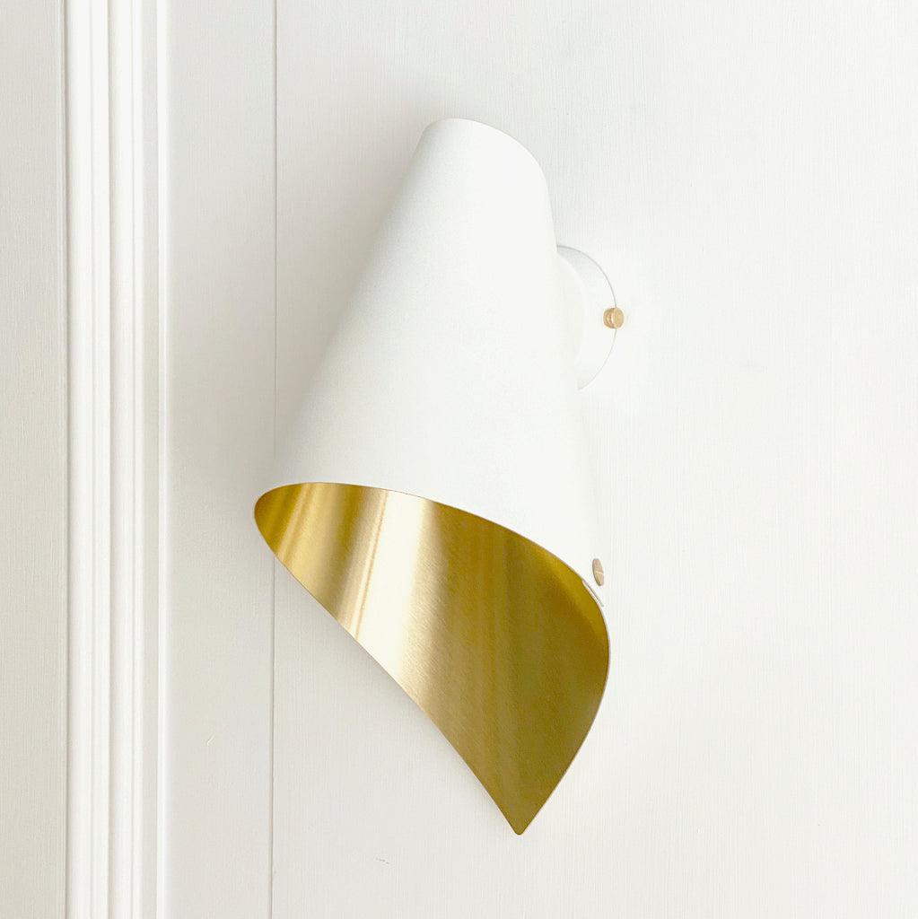 Brass Asymmetric Wall Light