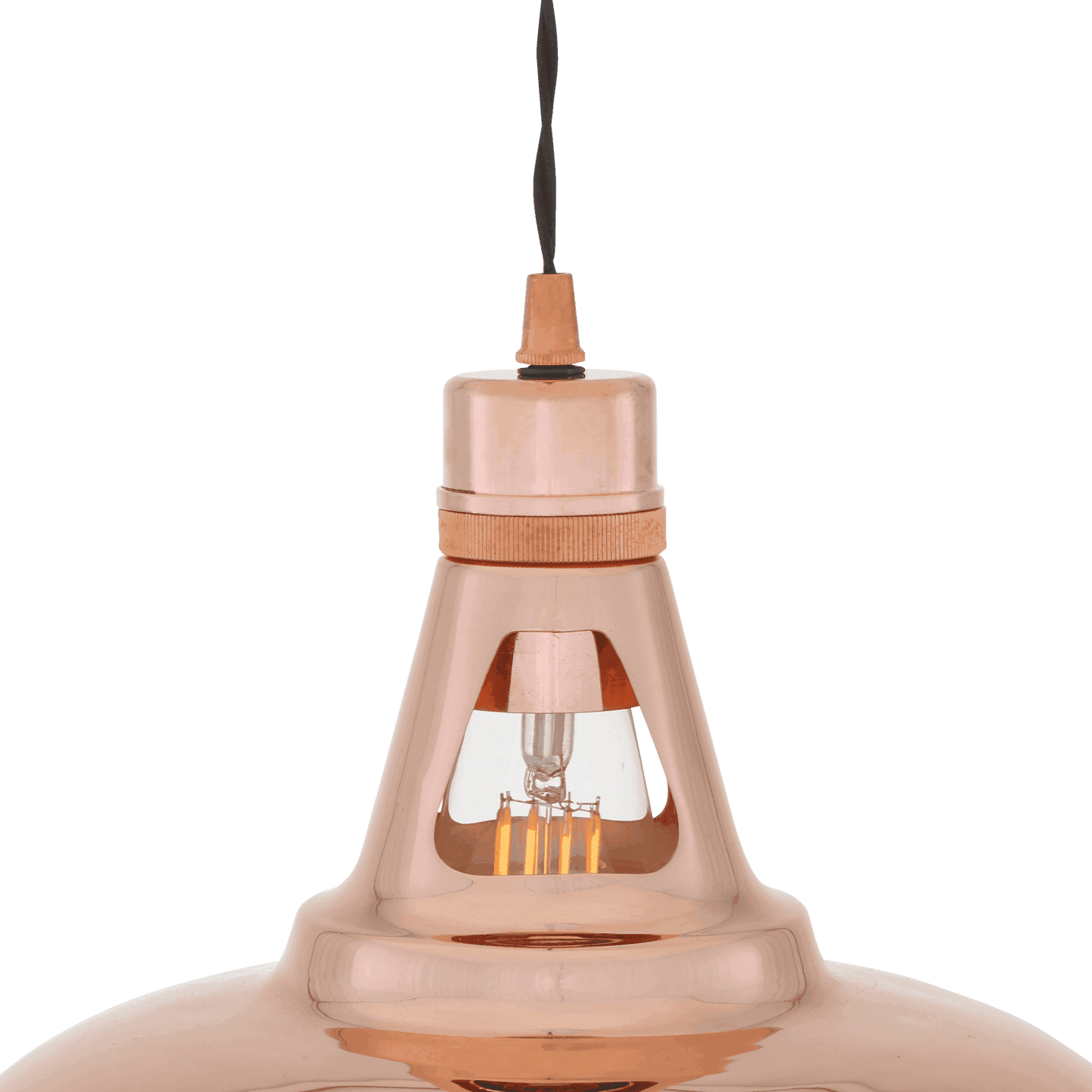 Geneva Brass Industrial Factory Pendant Light - Bilden Home & Hardware Market