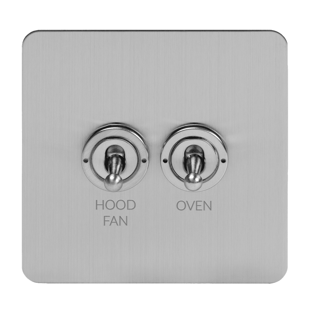 Bronze 2 Gang Toggle Light Switch - Bilden Home & Hardware Market
